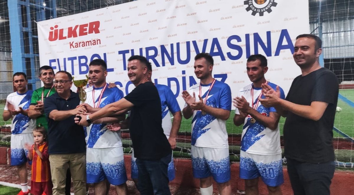 Karaman lker Biskvi Hal Saha Futbol ampiyonu Krispi Takm oldu